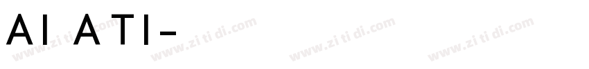 AXIFORMA THIN字体转换